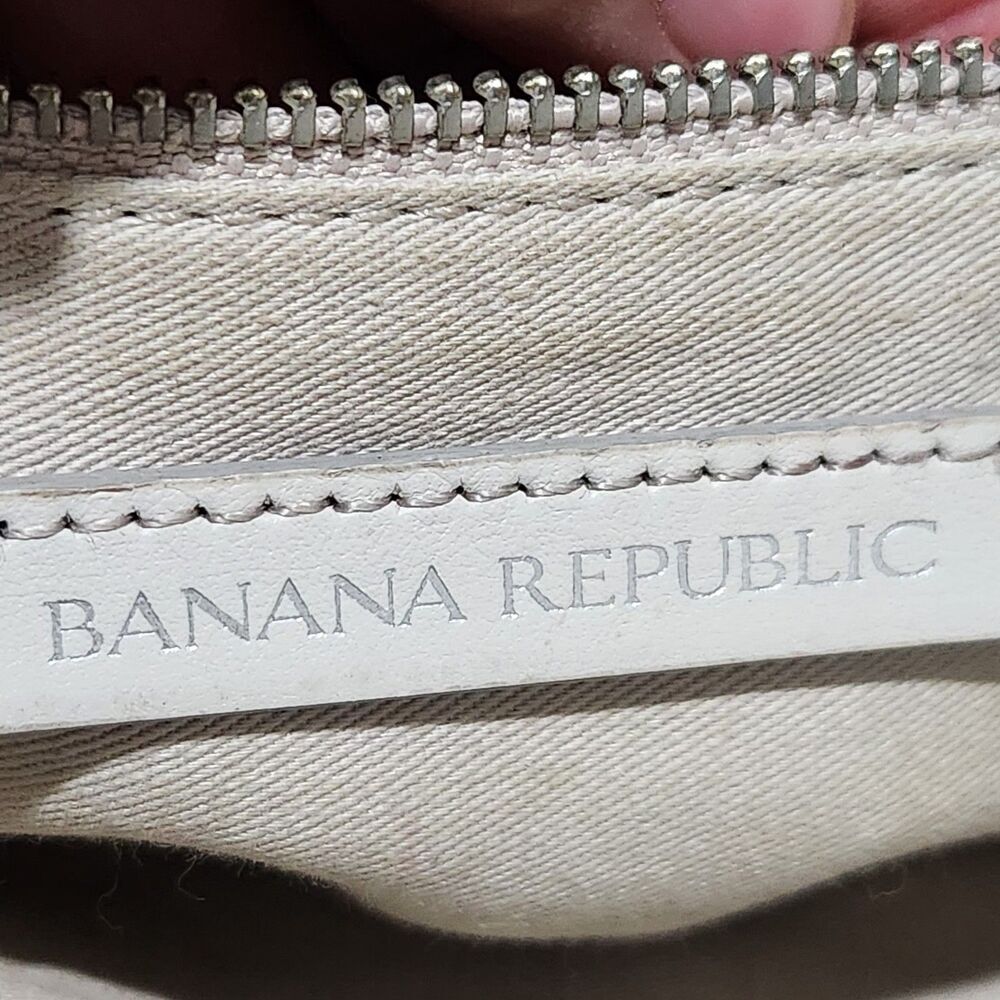 Banana Republic Crossbody Leather Bag 10x6x2 Snake Print - Picture 10 of 12